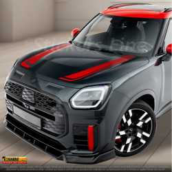 Adesivi cofano per Mini Countryman U25 2024 strisce cooper S JCW strisce M.5