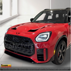 Adesivi cofano per Mini Countryman U25 2024 JCW strisce cooper S Union Jack M.4