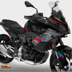 Kit Adesivi compatibili per BMW F 900 XR Cupolino Serbatoio Fianchi Parafango T3