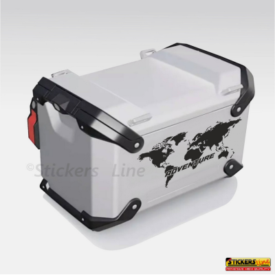 Adesivi valigie laterali Moto BMW R 1300 GS adventure planisfero Colori a scelta