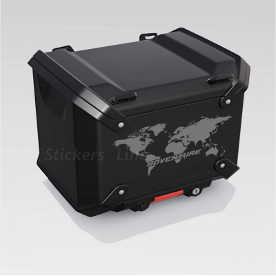 Adesivo top case per Moto BMW R 1300 GS adventure planisfero Colori a scelta