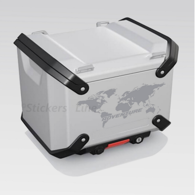 Adesivo top case per Moto BMW R 1300 GS adventure planisfero Colori a scelta