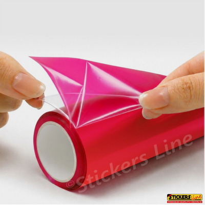 Pellicola adesiva colorata FUCSIA rosa fari fanali auto moto camion cm 30 x 25
