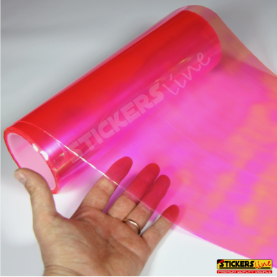 Pellicola adesiva CAMALEONTE FUCSIA per fari fanali auto moto cm 30 x 50 fuchsia