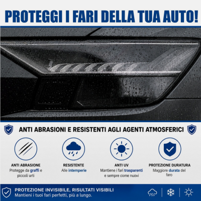 Pellicola adesiva oscurante per fari fanali auto moto camion FUME' OPACO 30x25
