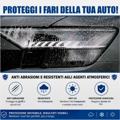 Pellicola adesiva colorata oscurante per fari fanali auto moto ecc FUME' 30x150