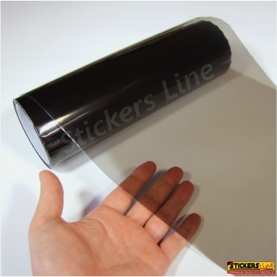 Pellicola adesiva colorata oscurante per fari fanali auto moto ecc FUME' 30x50