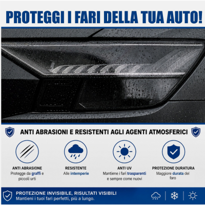 Pellicola adesiva oscurante per fari fanali auto moto camion GIALLO FLUO 30x25