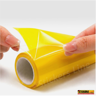 Pellicola adesiva colorata fari fanali auto moto camion GIALLO STANDARD 30x100