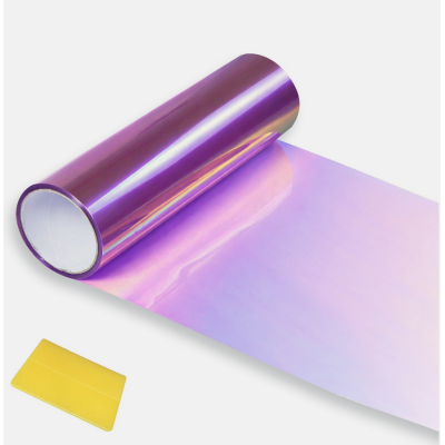 Pellicola adesiva CAMALEONTE VIOLA per fari fanali auto moto cm 30x100 purple