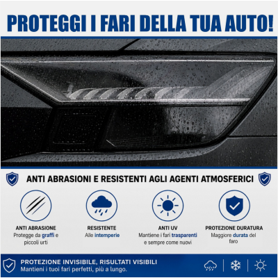 Pellicola adesiva colorata fari fanali auto moto camion AZZURRO SKY cm 30x50