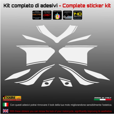 Adesivi Carena per moto DUCATI MULTISTRADA 1260 S (2018-20) 1200 S (2015-17) T.1