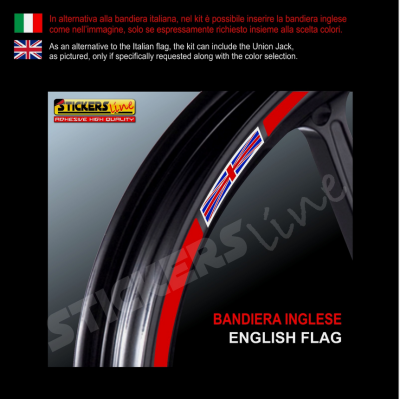 Adesivi ruote moto strisce cerchi Triumph TIGER 800 - 1200 XR (19+17 P.) Rac. 3