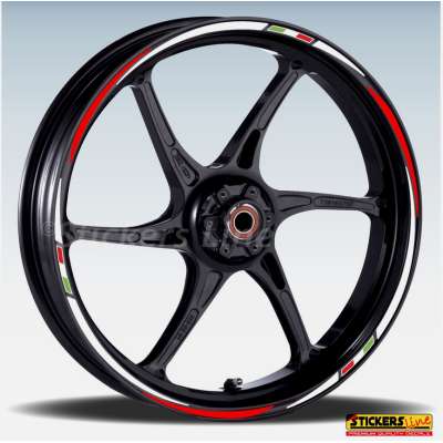 Adesivi ruote moto strisce cerchi Triumph TIGER 800 - 1200 XRT (19+17 P.) Rac. 3