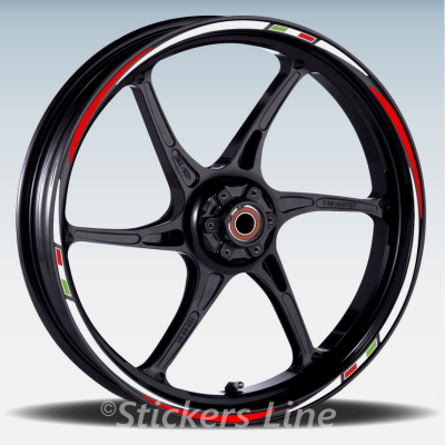 Adesivi ruote strisce cerchi Triumph Tiger 1200 Alpine Special ed (19+18 P.) R.3