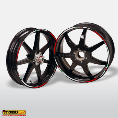 Adesivi ruote strisce cerchi Triumph Tiger 1200 Alpine Special ed (19+18 P.) R.3