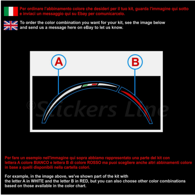 Adesivi ruote strisce cerchi Triumph Tiger 1200 GT Explorer 22-23 (19+18 P.) R.3
