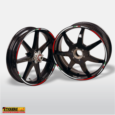 Adesivi ruote strisce cerchi Triumph Tiger 1200 GT Explorer 22-23 (19+18 P.) R.3
