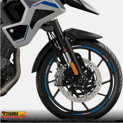 Adesivi ruote strisce cerchi Triumph Tiger 1200 GT PRO (19+18 P.) Racing 3