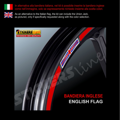 Adesivi ruote moto strisce cerchi Triumph TIGER 800 XCA (21+17 Pollici) Rac. 3