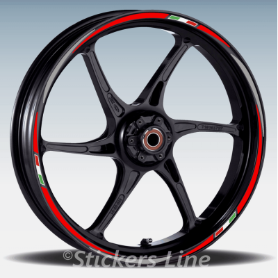 Adesivi ruote moto strisce cerchi Triumph TIGER 800 XCA (21+17 Pollici) Rac. 3