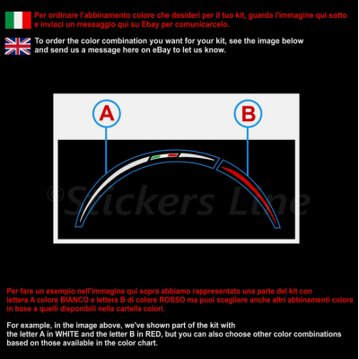 Adesivi ruote moto strisce cerchi Aprilia Caponord 1200 RALLYE (19+17 Pollici)R3