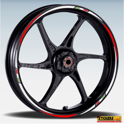 Adesivi ruote moto strisce cerchi Benelli Tre 1130 K tre-k AMAZONAS (19+17 P.)R3