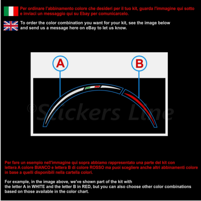 Adesivi ruote moto strisce cerchi Honda Crosstourer 1200 ABS (19+17 P.) Rac. 3