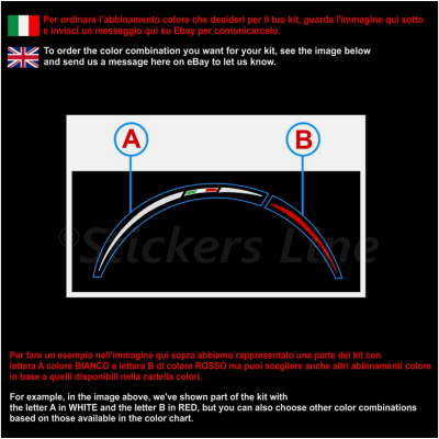 Adesivi ruote moto strisce cerchi per KTM 390 adventure (19+17 Pollici) R3