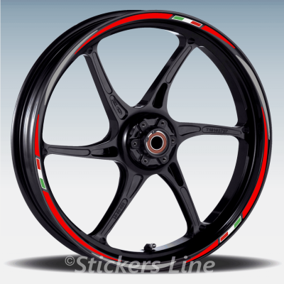 Adesivi ruote moto strisce cerchi Honda AFRICA TWIN CRF 1000 L (21+18 P.) Rac. 3