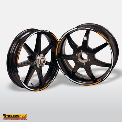Adesivi ruote moto strisce cerchi Honda AFRICA TWIN CRF 1000 L (21+18 P.) Rac. 3