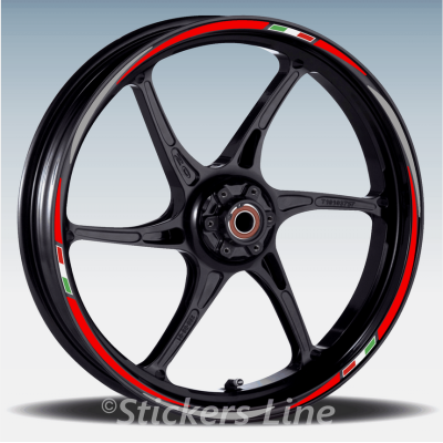 Adesivi ruote moto strisce cerchi APRILIA RX 50 Factory (21+18 Pollici) Rac. 3