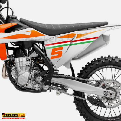 Fascia adesiva TRICOLORE lunghezza cm 120  bandiera italiana