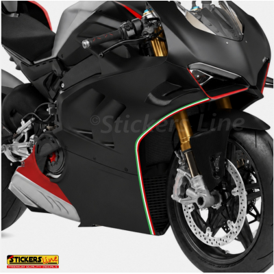 Fascia adesiva tricolore lunghezza cm 160 Adesivi Auto Moto Striscia Lunga Durata