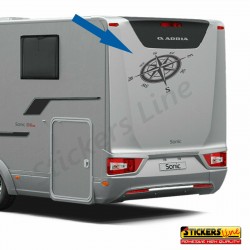 Adesivo per camper MARE SOLE e GABBIANI roller team mc louis laika carthago ecc