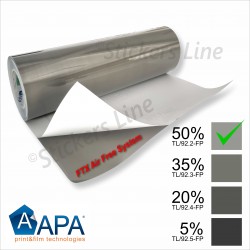 Pellicola oscuramento fari fanali APA TL/92.2-FP CHIARA 50% auto moto cm 50x50