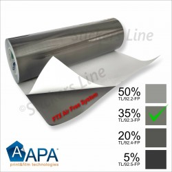 Pellicola oscuramento fari fanali APA TL/92.3-FP MEDIA 35% auto moto cm 50x50