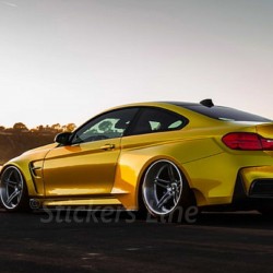 Pellicola adesiva ORO cromo satinato metallizzato car wrapping auto moto gold