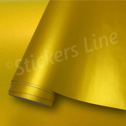 Pellicola adesiva ORO cromo satinato metallizzato car wrapping auto moto gold