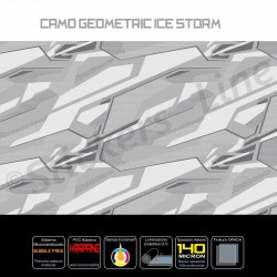 Pellicola mimetica Wrapping mimetico camo Geometric ICE STORM auto moto