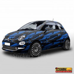 Pellicola mimetica Wrapping mimetico camo Geometric BLUE STORM auto moto