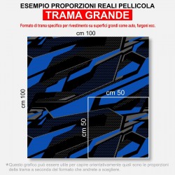 Pellicola mimetica Wrapping mimetico camo Geometric BLUE STORM auto moto