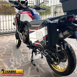 Kit 2 adesivi valigie HONDA Africa Twin CRF1000L protezioni adesive crf 1000 M1