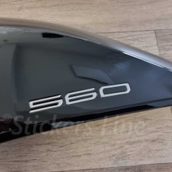 3 adesivi 560 per Tmax 2020 e 2022 scritta interno solco boomerang scritte 560