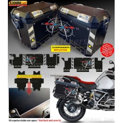 Adesivi BMW BUSSOLA borse valigie R1200 R1250GS adventure rosa dei venti bags stickers V1