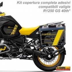 Adesivi valigie bmw 1250 GS adventure lc quarantesimo 40th° anniversary M2