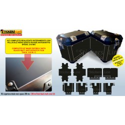 Kit adesivi valigie BMW R1200GS copertura NERO ANTIGRAFFIO bags stickers 2012
