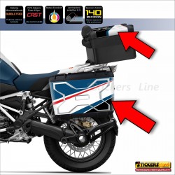 3 adesivi valigie vario BMW R1250 TROPHY grafiche R 1250GS K50 gs 2022 - 2023
