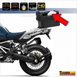 Adesivo Top Case Bauletto BMW R1250 TROPHY R 1250GS valigie K50 gs 2022 - 2023