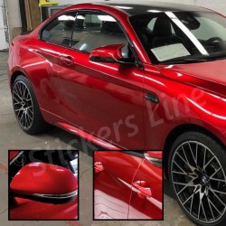 Pellicola adesiva ROSSO lucido metallizzato car wrapping auto moto glossy red